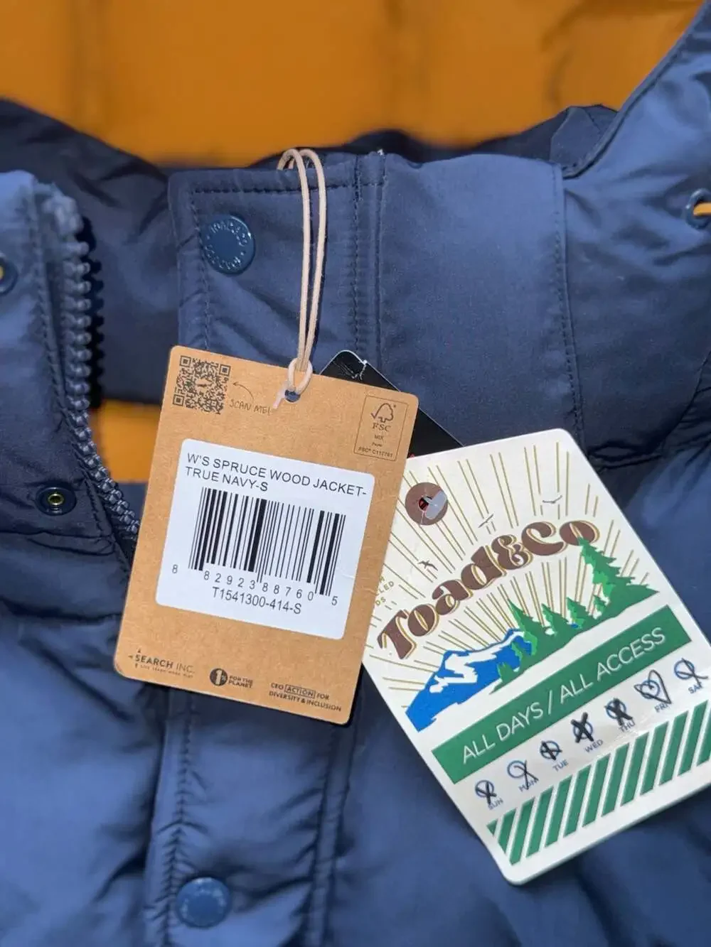 Toad&Co Women's Spruce Wood Jacket True Navy Size S